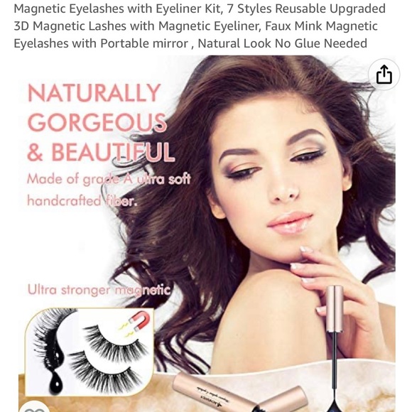 Magnetic False Eyelashes Set - Picture 4 of 8